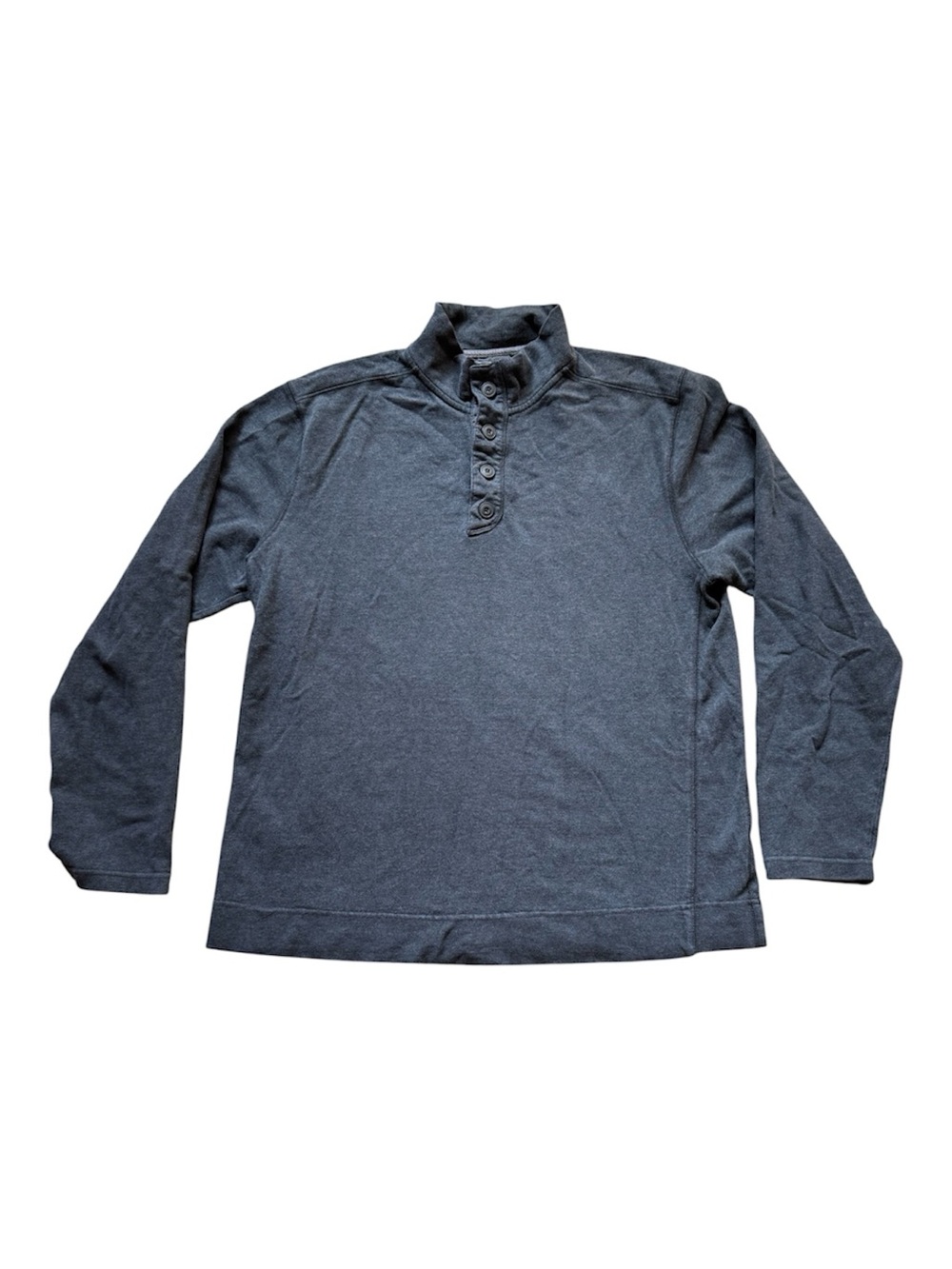 Sonoma Gray Men's Long Sleeve Cotton Sweater Shirt